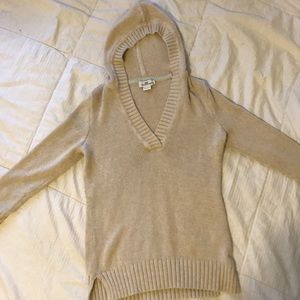 Vineyard Vines beige hooded sweater